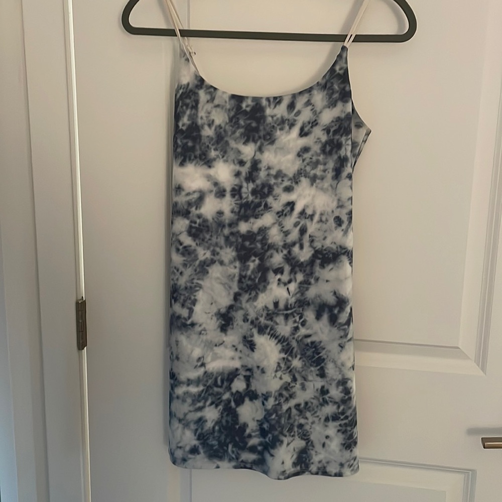 Abercrombie & Fitch Blue Tie-Dye Traveler Dress